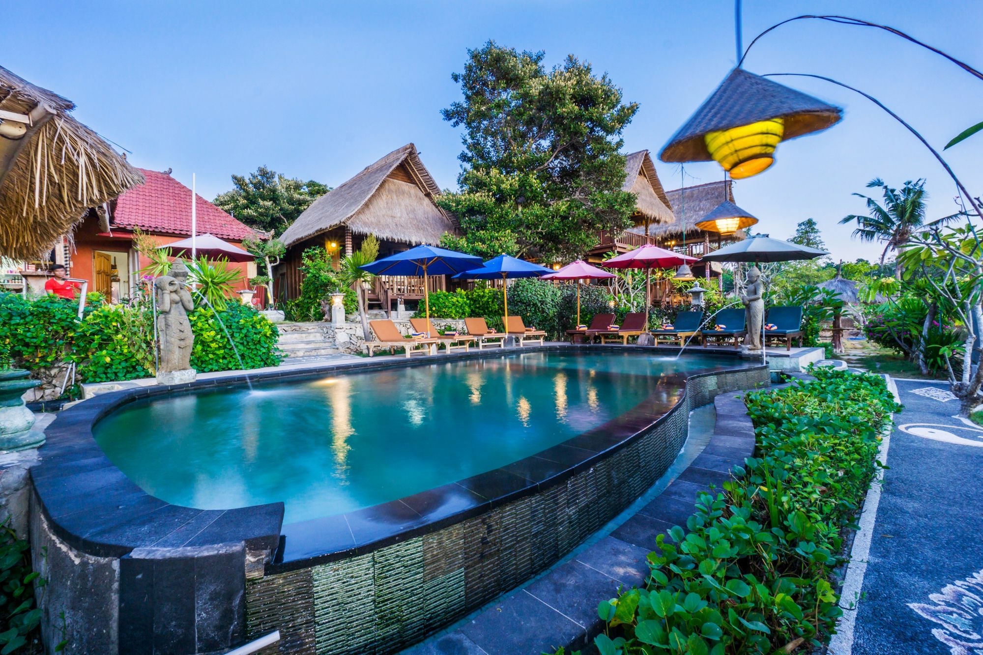 The Dafish Ceningan Hotel Ceningan Island Buitenkant foto